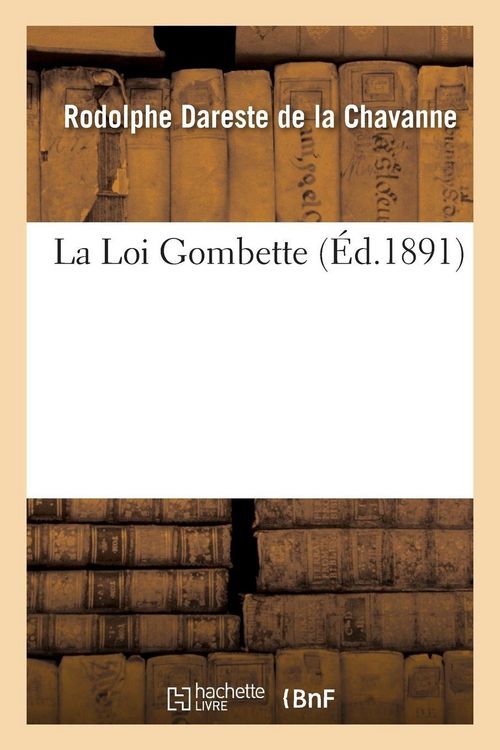 Produktbild: La Loi Gombette