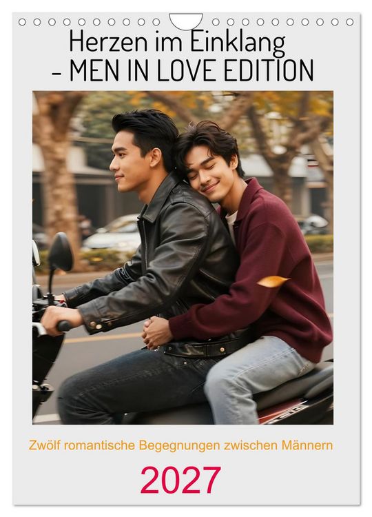 Produktbild: Herzen im Einklang - MEN IN LOVE EDITION (Wandkalender 2027 DIN A4 hoch), CALVENDO Monatskalender