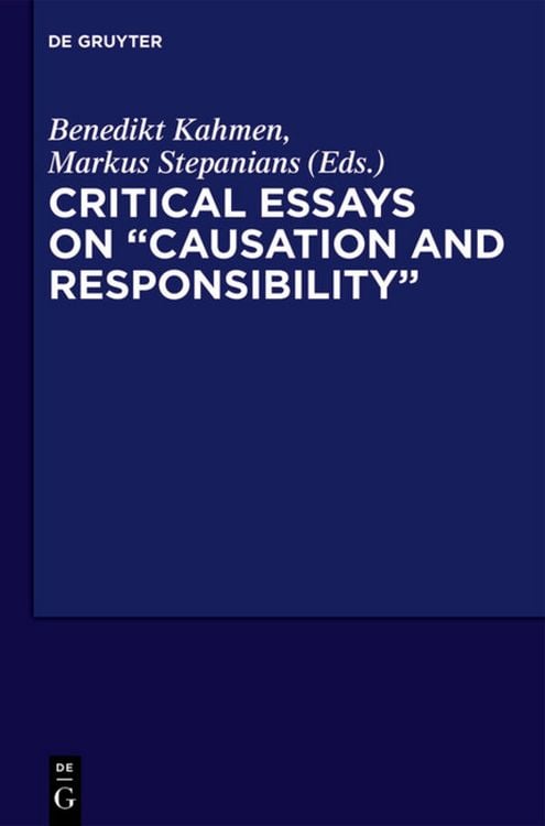 Produktbild: Critical Essays on "Causation and Responsibility"