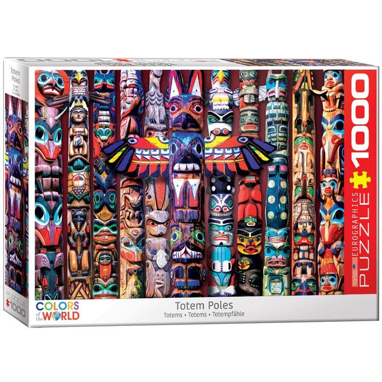 Produktbild: Puzzle 1000 Teile - Canadian Totem Poles
