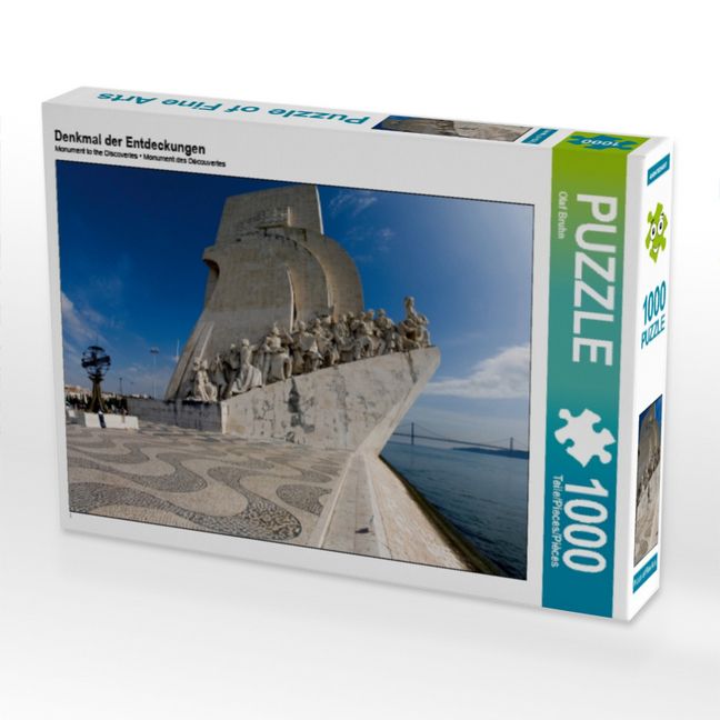 Produktbild: CALVENDO Puzzle Denkmal der Entdeckungen | 1000 Teile Lege-Gr&ouml;&szlig;e 64x48cm Foto-Puzzle f&uuml;r gl&uuml;ckliche Stunden