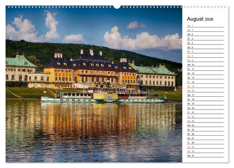 Produktbild: Schaufelraddampfer (Wandkalender 2026 DIN A2 quer), CALVENDO Monatskalender