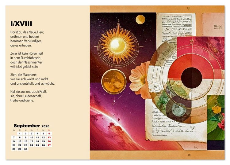 Produktbild: Orpheus' Leier (Wandkalender 2026 DIN A3 quer), CALVENDO Monatskalender