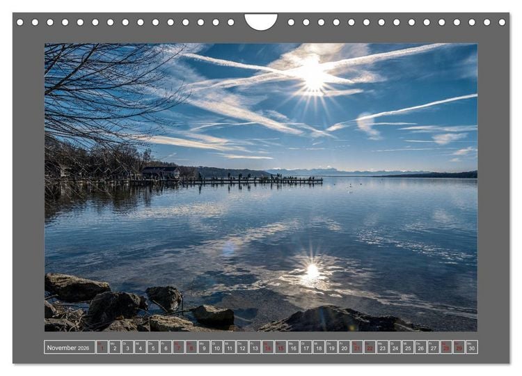 Produktbild: Impressionen vom Starnberger See II (Wandkalender 2026 DIN A4 quer), CALVENDO Monatskalender