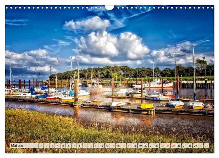Produktbild: Friesland - Nordseebad Dangast (Wandkalender 2026 DIN A3 quer), CALVENDO Monatskalender