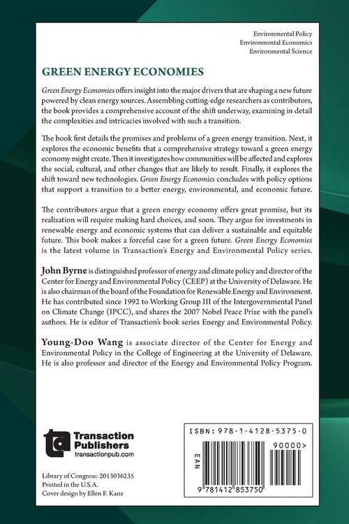 Produktbild: Green Energy Economies