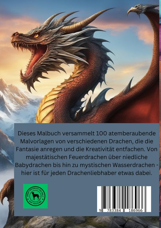 Produktbild: Bilderbuch / Malbuch Drachen