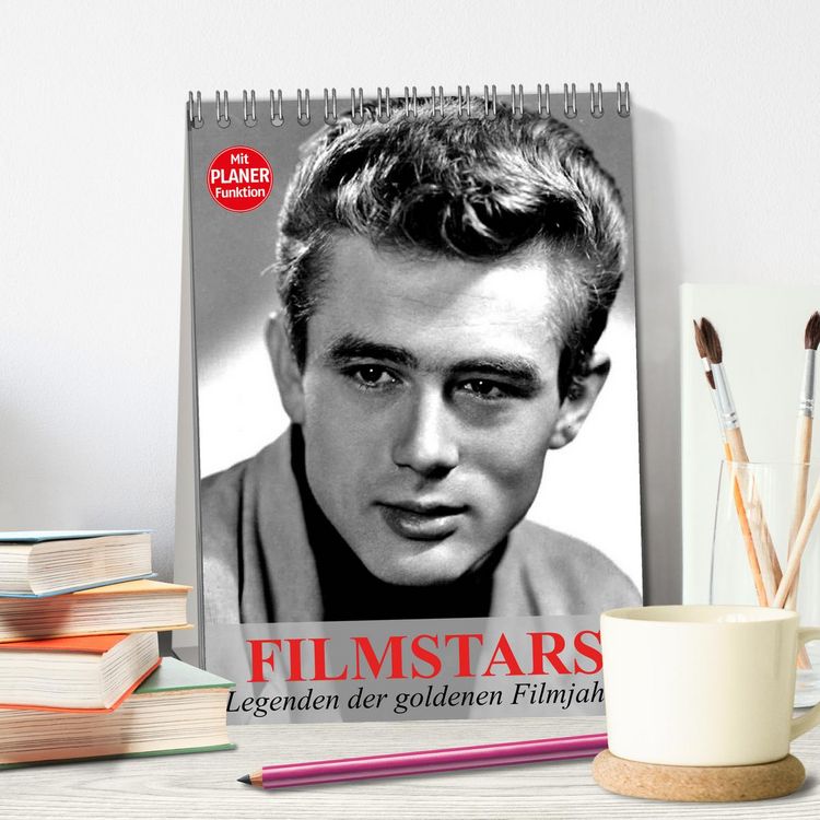 Produktbild: Filmstars - Legenden der goldenen Filmjahre (Tischkalender 2026 DIN A5 hoch), CALVENDO Monatskalender