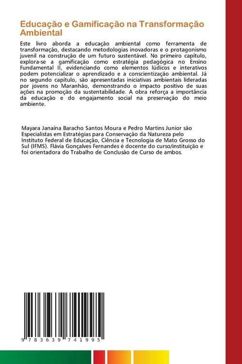 Produktbild: Educa&ccedil;&atilde;o e Gamifica&ccedil;&atilde;o na Transforma&ccedil;&atilde;o Ambiental