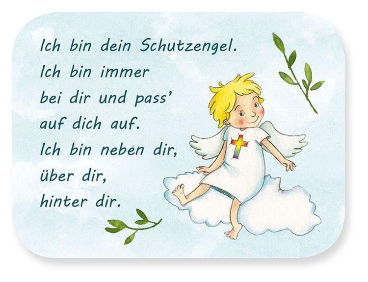 Produktbild: Mein Schutzengel. Sei beh&uuml;tet und besch&uuml;tzt - 25 K&auml;rtchen zur Erstkommunion