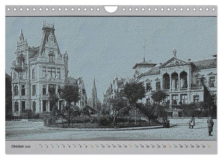 Produktbild: Hannover, alte Aufnahmen neu interpretiert. (Wandkalender 2026 DIN A4 quer), CALVENDO Monatskalender