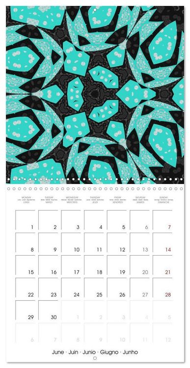 Produktbild: Mandalas Recherche int&eacute;rieure (Calendrier mural carr&eacute; 2026 30x30 cm) Calendrier double avec une page pour vos prises de notes