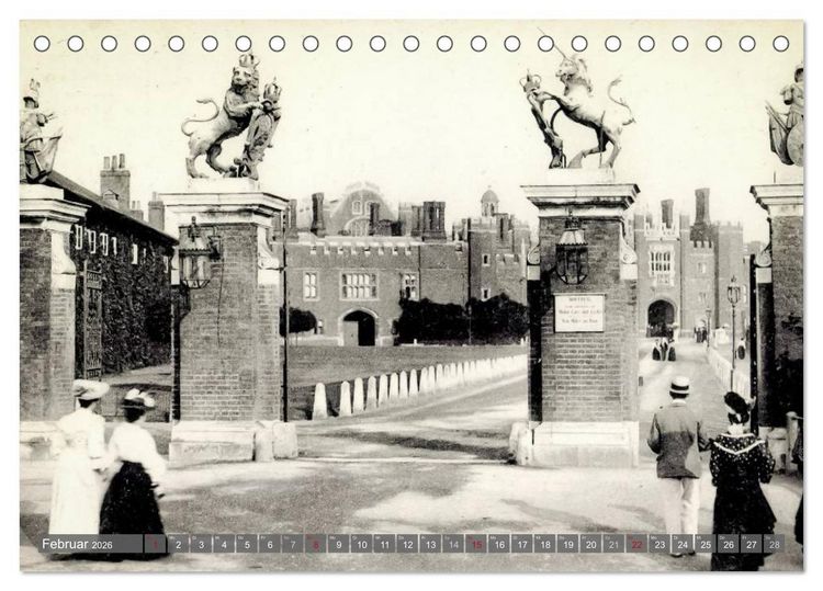 Produktbild: Sch&ouml;nes altes London in historischen Bildern (Tischkalender 2026 DIN A5 quer), CALVENDO Monatskalender