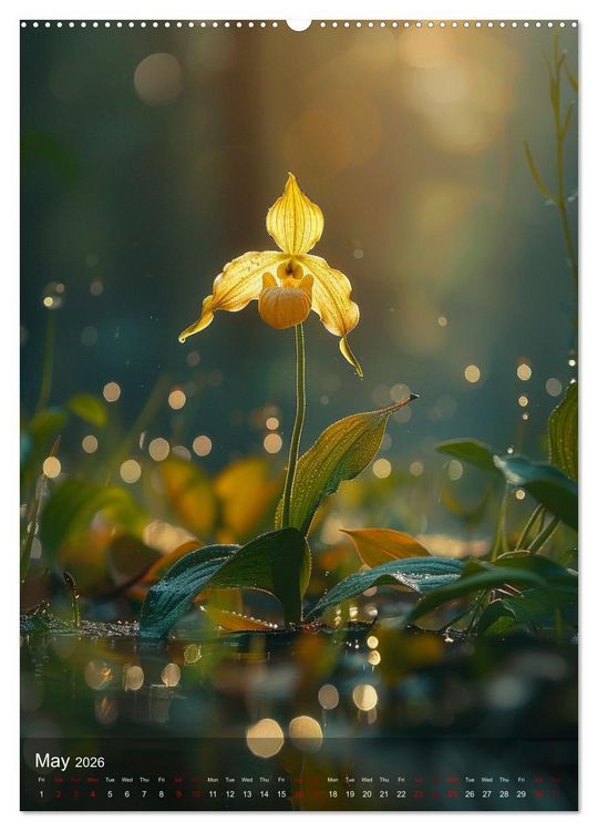 Produktbild: Ethereal Orchids (Wall Calendar 2026 DIN A2 portrait), CALVENDO 12 Month Wall Calendar