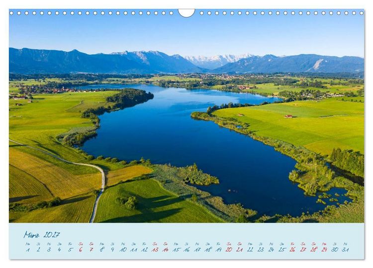 Produktbild: Die Seen Oberbayerns Juwelen der Natur (Wandkalender 2027 DIN A3 quer), CALVENDO Monatskalender