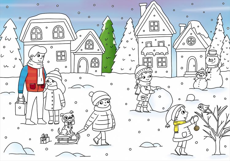 Produktbild: Mein sch&ouml;nstes buntes Malbuch. Weihnachten