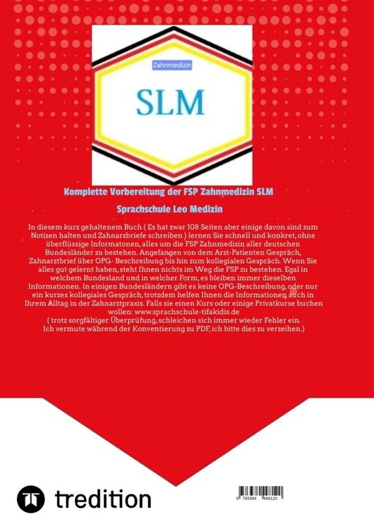 Produktbild: Komplette Vorbereitung der FSP Zahnmedizin