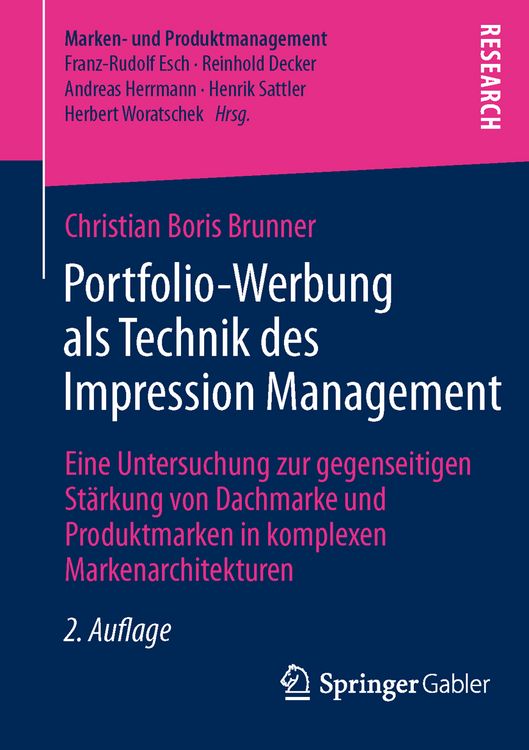 Produktbild: Portfolio-Werbung als Technik des Impression Management