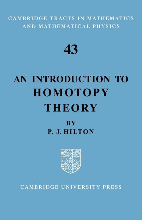 Produktbild: An Introduction to Homotopy Theory