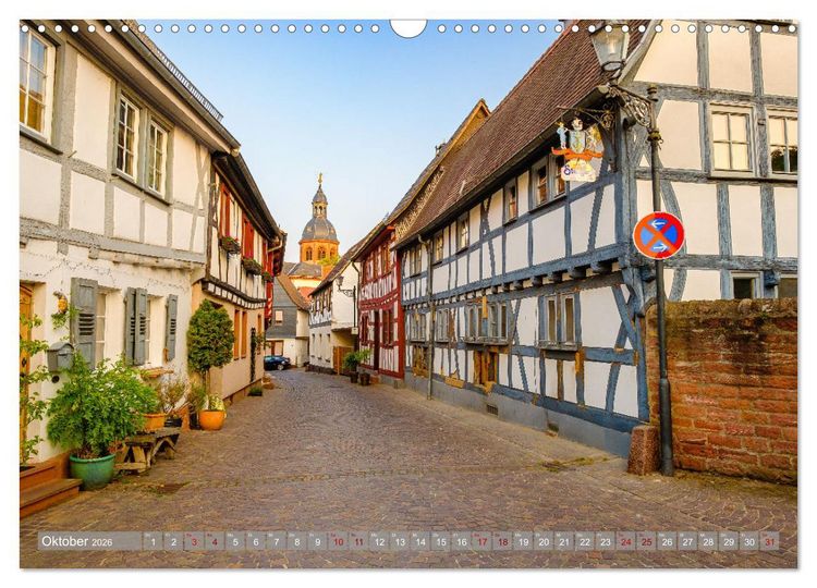 Produktbild: Ein Blick auf Seligenstadt (Wandkalender 2026 DIN A3 quer), CALVENDO Monatskalender