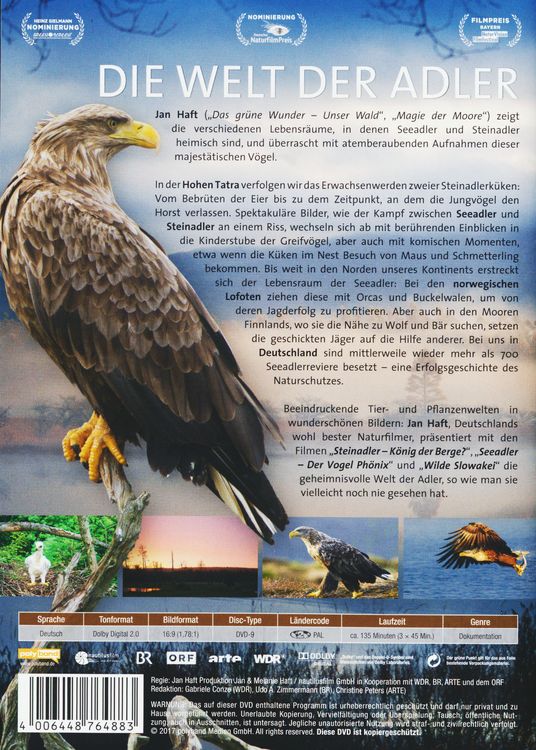 Produktbild: Die Welt der Adler