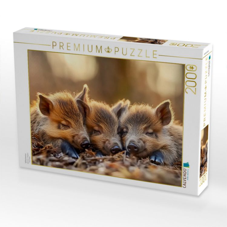 Produktbild: CALVENDO Puzzle Wildschweine | 2000 Teile Lege-Gr&ouml;&szlig;e 90x67cm Foto-Puzzle f&uuml;r gl&uuml;ckliche Stunden