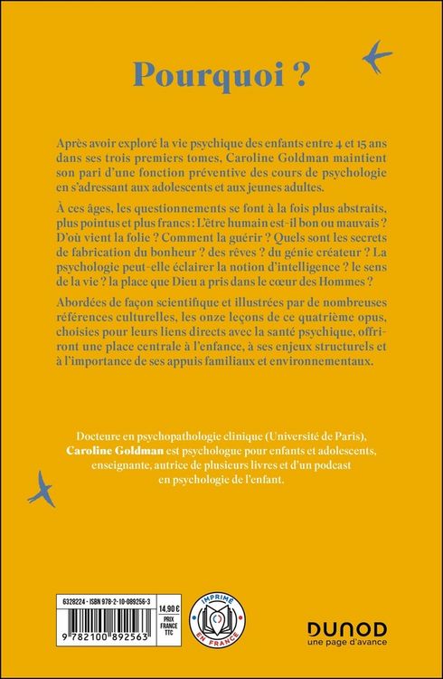 Produktbild: Pourquoi ? : la psychologie expliqu&eacute;e aux adolescents