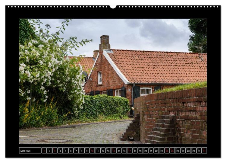 Produktbild: Rysum - Warfendorf in Ostfriesland (hochwertiger Premium Wandkalender 2026 DIN A2 quer), Kunstdruck in Hochglanz