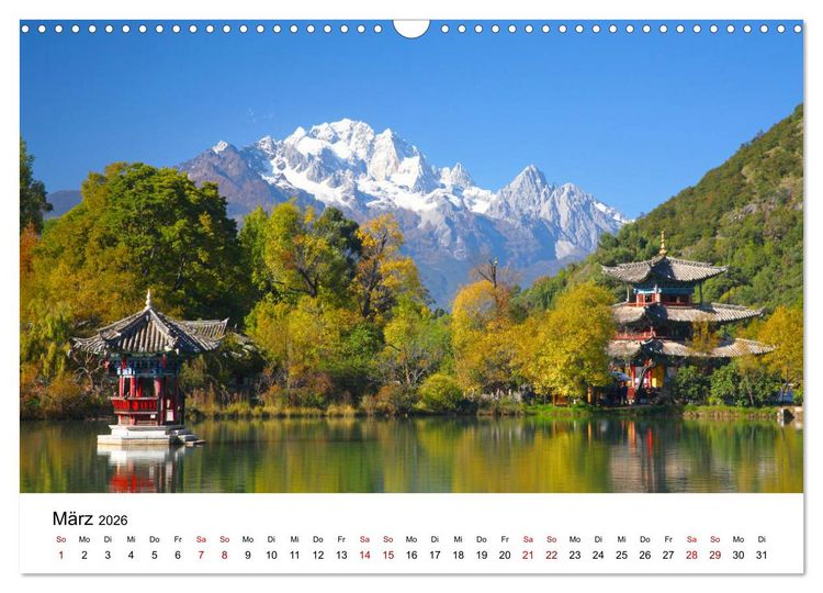 Produktbild: Wildes China (Wandkalender 2026 DIN A3 quer), CALVENDO Monatskalender