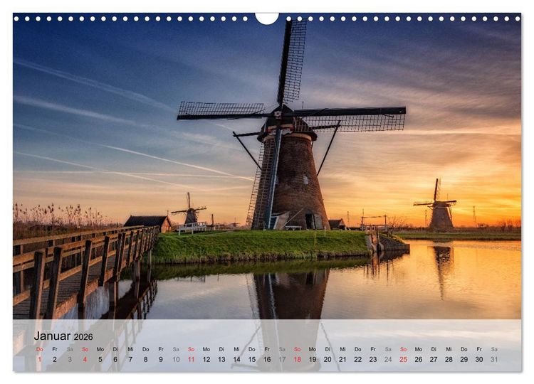 Produktbild: Landschaften Europas (Wandkalender 2026 DIN A3 quer), CALVENDO Monatskalender