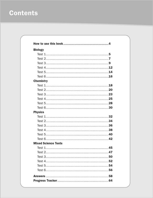 Produktbild: KS3 Science 10-Minute Tests Years 7-9 with answers.