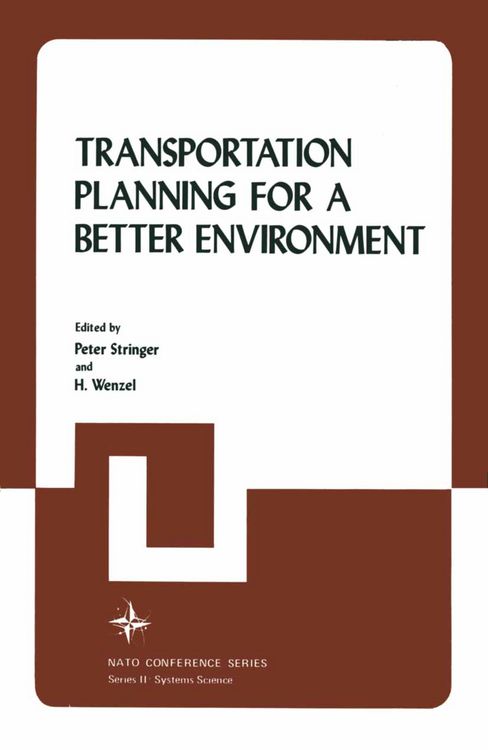 Produktbild: Transportation Planning for a Better Environment