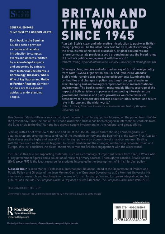 Produktbild: Britain and the World since 1945