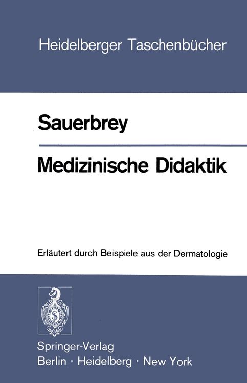 Produktbild: Medizinische Didaktik