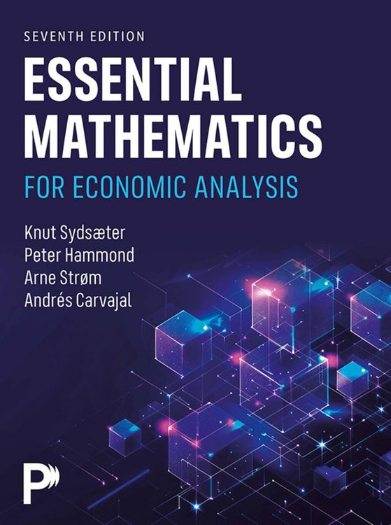 Produktbild: Essential Mathematics for Economic Analysis