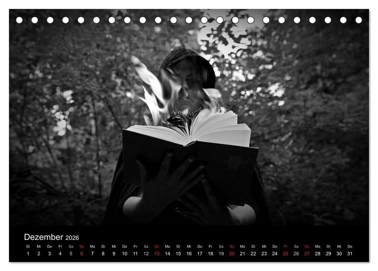 Produktbild: Hexen (Tischkalender 2026 DIN A5 quer), CALVENDO Monatskalender