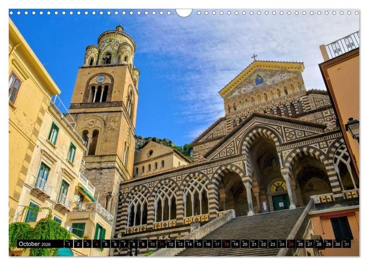 Produktbild: Amalfi Coast and Campania (Wall Calendar 2026 DIN A3 landscape), CALVENDO 12 Month Wall Calendar