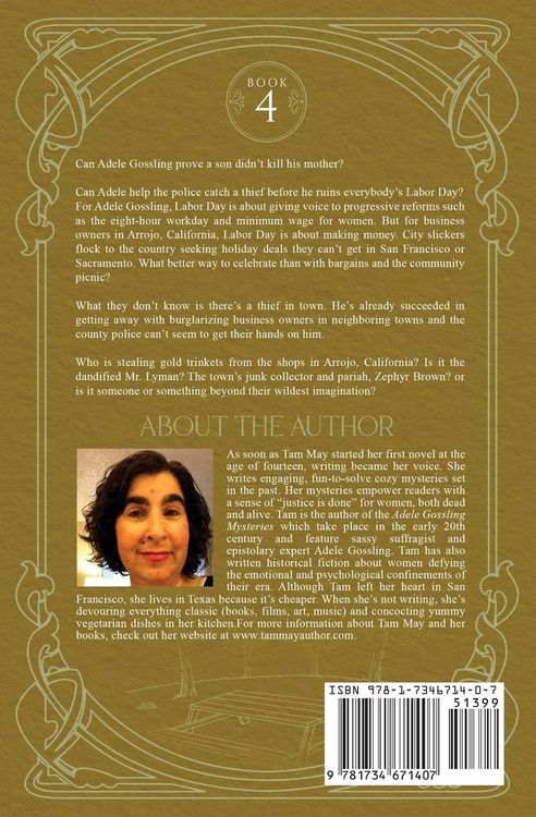 Produktbild: The Mystery of the Golden Cat (Adele Gossling Mysteries