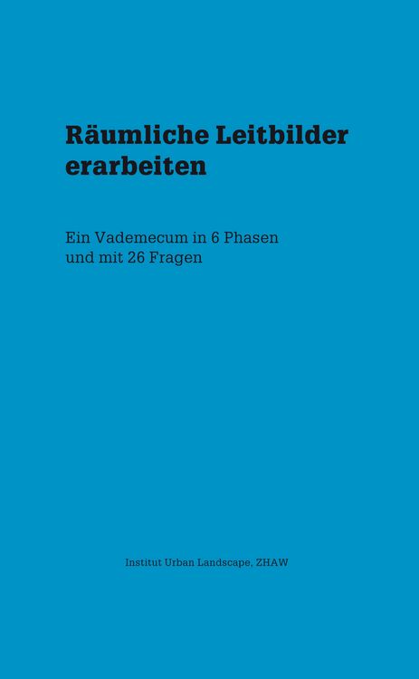 Produktbild: R&auml;umliche Leitbilder erarbeiten