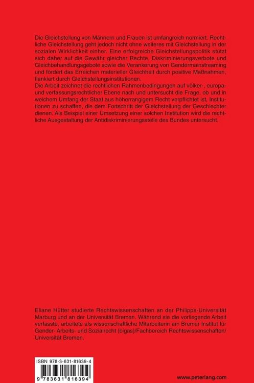 Produktbild: Gleichstellung und Institutionalisierung