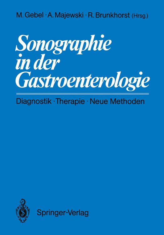 Produktbild: Sonographie in der Gastroenterologie