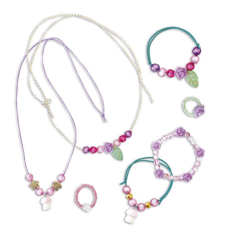 Produktbild: Feenschmuck &ndash; Magisches Bastelset f&uuml;r kreative Kinder (7 Schmuckst&uuml;cke)