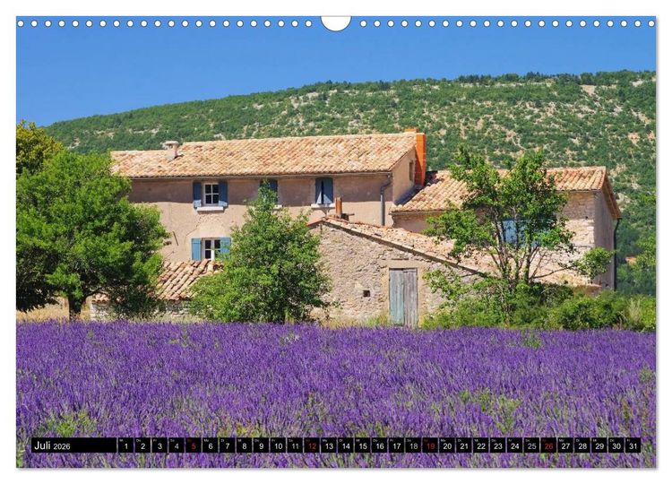 Produktbild: Lavendel (Wandkalender 2026 DIN A3 quer), CALVENDO Monatskalender