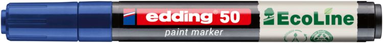 Produktbild: Edding 50 EcoLine 4-50-003 Lackmarker Blau 2 mm, 3mm