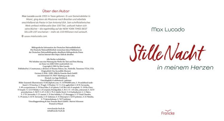 Produktbild: Stille Nacht in meinem Herzen