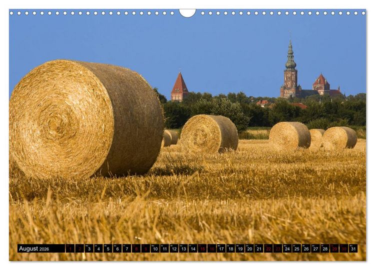 Produktbild: Hansestadt Greifswald (Wandkalender 2026 DIN A3 quer), CALVENDO Monatskalender