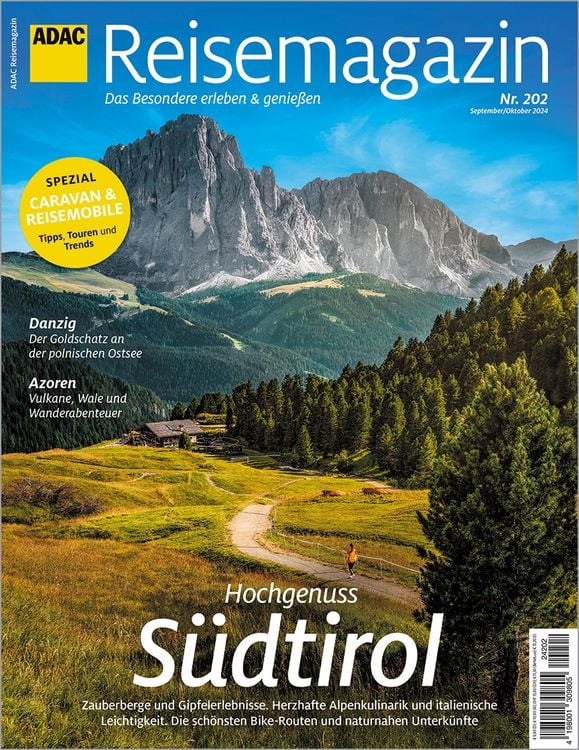 Produktbild: ADAC Reisemagazin mit Titelthema Südtirol