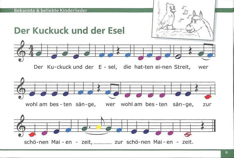 Produktbild: Meine bunten Noten f&uuml;r Klavier, Keyboard, Melodica und Triola