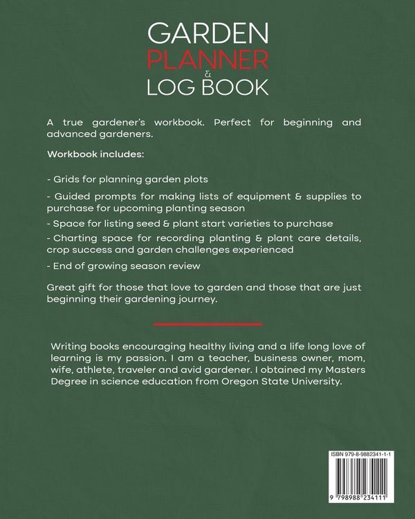 Produktbild: Garden Planner & Log Book