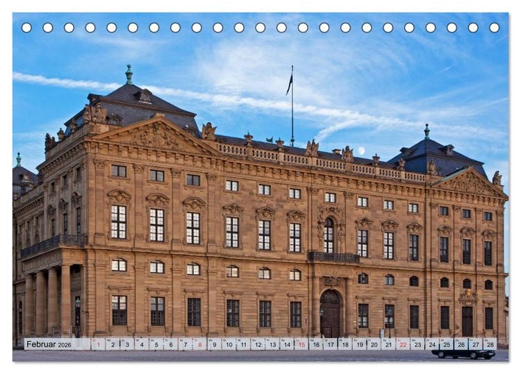 Produktbild: W&Uuml;RZBURG - ALTSTADT IMPRESSIONEN (Tischkalender 2026 DIN A5 quer), CALVENDO Monatskalender